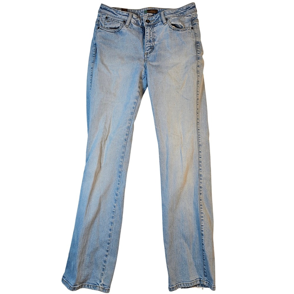 Wrangler Aura Women Light Wash Short Rise Straight Leg Jeans 6P WSKH880ST